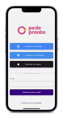 Baixe o app Pede e Pronto e aproveite as imagens